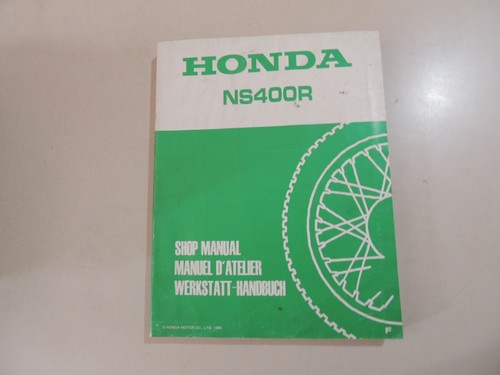 Honda 400 1985 manuel - honda, ns