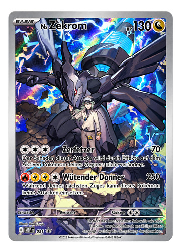 Pokémon karte zekrom - pokémon, mep