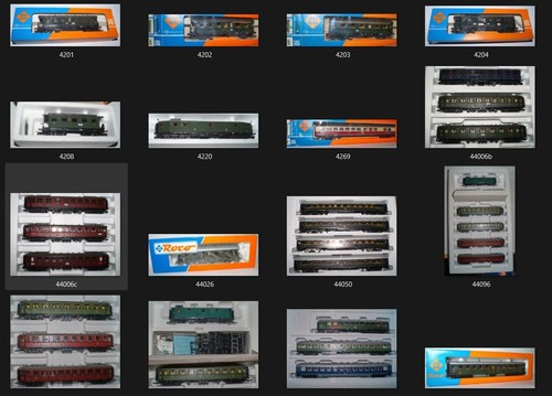 Roco reisezugwagen set - h0, reisezugwagen/-set